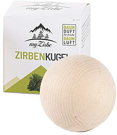 Zirbenkugel 7cm aus Zirbenholz