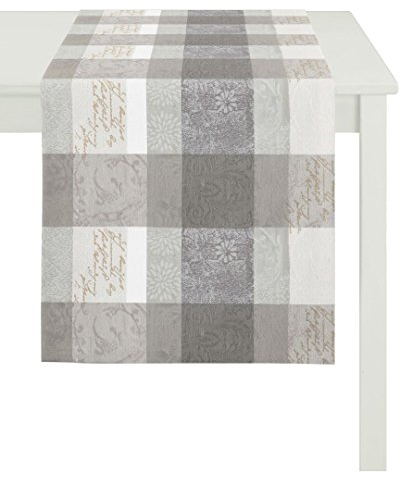 APELT 3042 48x135 88 Läufer, Polyester, grau, 48 x 135 cm