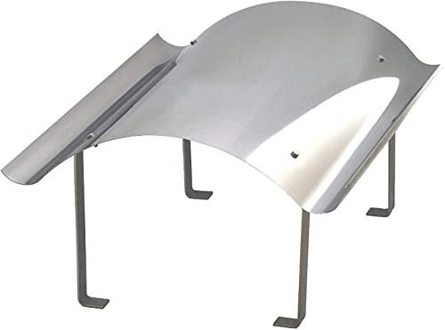 Massive Schornsteinabdeckung in Edelstahl 1000 x 1000 mm