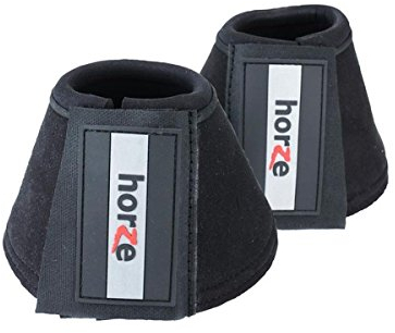 Horze All Purpose Bell Boots - Black - M