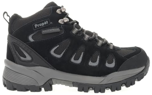 Propét Men's Ridge Walker Hiking Boot, Black, 10 UK