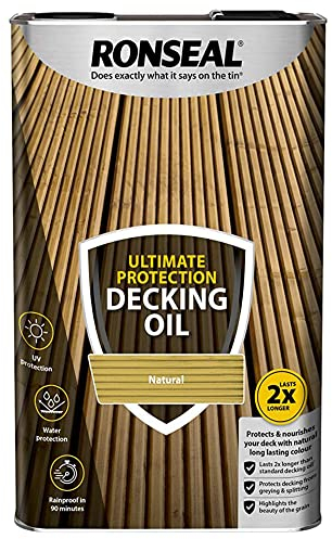 RONSEAL Ultimate Protection Decking Oil Natural 5L