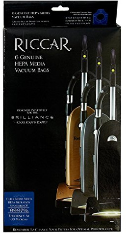RICCAR BRILLANCE HEPA MEDIA BAGS, RNH-6