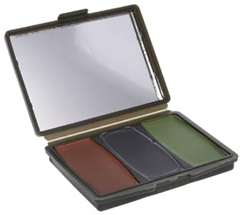 Hunters Specialties Camo-Compac Kit de Maquillage Woodland Unisexe, Bois 3 Couleurs