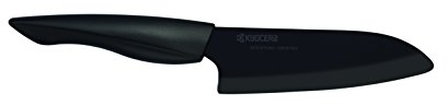 KYOCERA ZK-140 BK EU - 14cm Ceramic Santoku Knife, Black