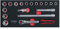 KS Tools SCS 1/2'' Steckschlüssel-Satz, 18-tlg. in 1/3 Systemeinlage