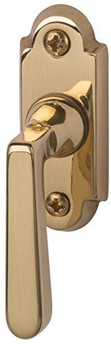 Alpertec Fenstergriff Wien - kurz Messing poliert Stiftlänge 35 mm Fensterbeschlag, 32330210K1