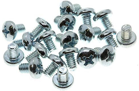 M5 (5mm x 8mm) Phillips Pan Head Machine Screws Steel (Pack of 20) DIN 7985 G09-G10BC