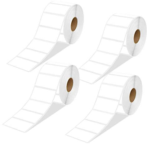 NefLaca Self Adhesive Address Labels 4 Roll 1000 Labels 89mm x 36mm Thermal Mailing Multipurpose for Labelling Envelopes, Packages, Parcels, Filing and More