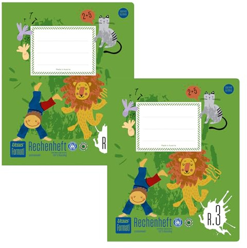 Formati Rechenheft R.3 Quart, 2 Hefte à 20 Blatt kariert