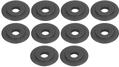 Rothenberger Industrial 10Stück Manganstahl Ersatzschneidrad für Tube Cutter Rohrabschneider, Schwarz