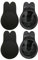 ZAIQUN 2 Pack Invisible Strapless Backless Rabbit Bra Reusable Lifting Bra Cups Backless Nipple Cover Adhesive Silicone