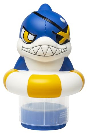 Flotador de cloro para piscina, con forma de , para pastillas de 8 cm, capacidad para 4 tabletas, adecuado para piscina, spa, estanque, accesorios de piscina