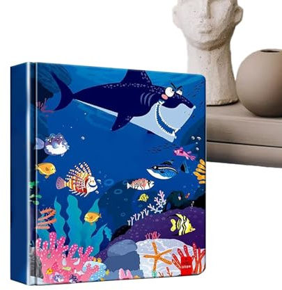 Libro di fiabe, libro con copertina rigida 3D con elementi interattivi, divertente strumento di apprendimento, funzione di pagina robusta, funzione di gioco facile, strumento di lettura, accessorio