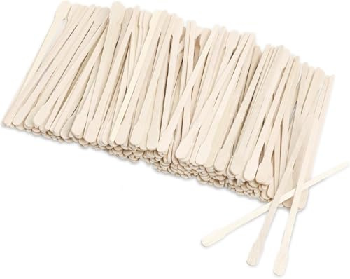 200pcs Bâtons de Cire d'Épilation en Bois - Spatules en Bois pour Sourcils, Visage et Petits Bâtons d'Épilation - Idéal pour une Application Précise