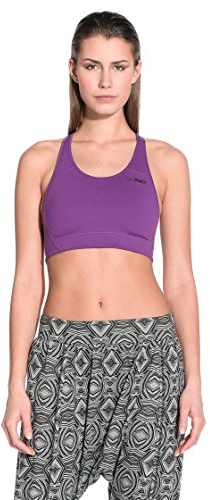 Zumba Fitness B-B - Sujetador Deportivo, Color Morado, Talla M