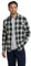 Mountain Warehouse Trace Mens Flannel Long Sleeve Shirt - Lightweight & Breathable Casual Checks Shirt in 100% Cotton with Buttoned Front Pockets - for Travel & Walking Dark Green M