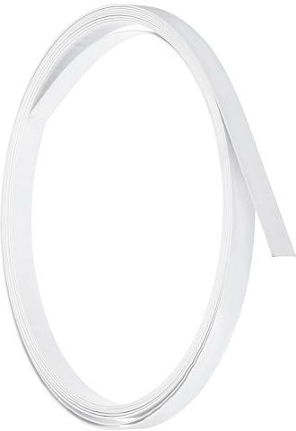 PATIKIL 12mm x 5,5 Iarde Stecche per Cucire, Stecche Acciaio a Molla Bianco per Corsetti, Abiti, Gonne, Biancheria Intima e Artigianato
