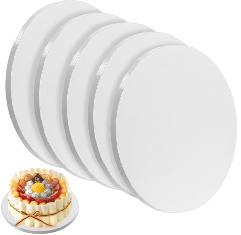 McBlast 5 Pz Sottotorta Tondo Bianco 25 cm