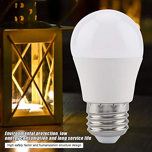 Qcwwy Lampadine LED a Risparmio Energetico Mini Lampadine LED da 5 W, 6 Pezzi Bianco Caldo Luci Morbide E Luminose Attacco E26 G45 Lampade a Lampadina Illuminazione Sostituisci Lampadina Accessorio