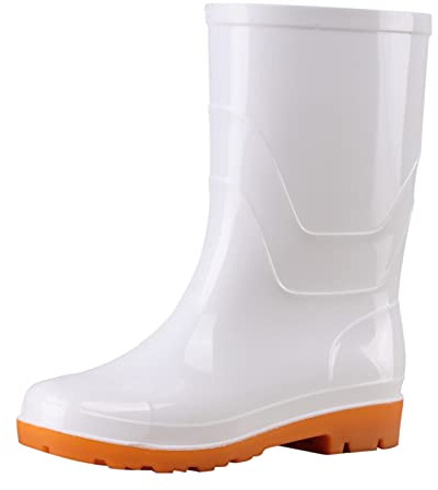 YKPAVV Zapatos hombre mujer jardín resistente al desgaste zapatos al aire libre botas de agua lluvia damas zapatillas de deporte zapatos hospital mujer oso, Blanco, 41 EU