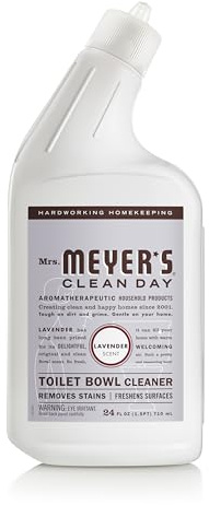 MRS. MEYER'S CLEAN DAY Liquid Toilet Bowl Cleaner, Stain Removing, Lavender, 24 oz