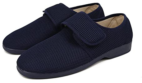 Cozseries Zapatillas de Casa Hombre Verano Primavera, Zapatos Cómodas Rejilla Cuña Punta Cerrada Multicolor, Suela Caucho Talla 39-46 Fabricado en España