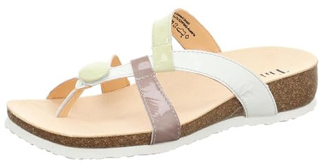 Think! Zehentrenner Damen,Bianco Kombi 1020,40 EU