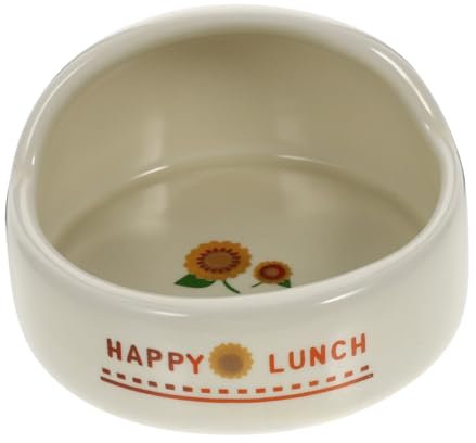 Angoily Keramischer Futternapf Für Kleintiere rutschfeste Erhöhte Schüssel Für Hamster Meerschweinchen Und Andere Haustiere Leicht Zu Reinigen Umweltfreundliches Material Für Futter