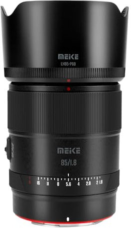Meike Pro 85 mm F1.8 Auto Focus Medium Teleobjetivo STM Stepping Motor Full Frame Lente de retrato de alta resolución compatible con cámaras Nikon Z Mount Z50, Z50II, Z5, Z6, Z7, Z6II, Z6III, Z9, Z30