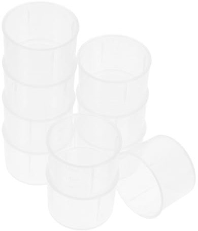 CHILDWEET Set Di Tazze Dosatrici in Plastica Per Medicinali Liquidi Ad Alta Trasparenza Da 15 Ml