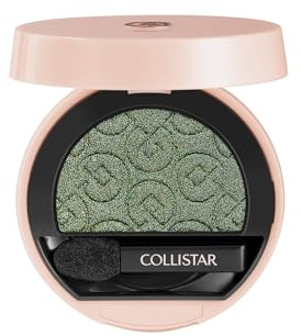 Collistar Kompakt ögonskugga, långvarig ögonmakeup, mjuk textur och multi-finish, lätt att blekna, 525 satin ottanium, 3 g