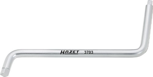 HAZET 3703 233 mm Square Profile Oil Service Wrench - Chrome-Plated
