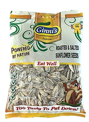 Sunflower Seeds Roasted & Salted with Shell 10 x 120g (1.2 Kg)
