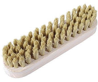 Spazzola per Lucidare le Scarpe della Kaps - 100% Crine di Cavallo o Setole Sintetiche che Non Cadono - Lucida e Pulisce Scarpe, Stivali e Borse in Pelle (sintetico - 16 cm / 6.3 inch)
