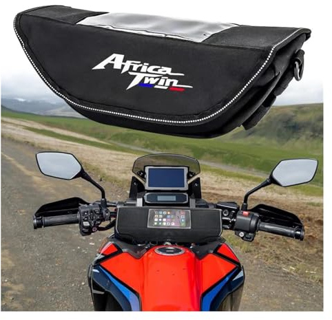Bolso Manillar para Africa Twin CRF1100L CRF1100 CRF1000L ADV CRF1100L Bolsa de Almacenamiento Manillar de Motocicleta