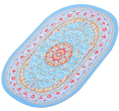 ibasenice Dollhouse Miniaturteppich Weiche Miniaturmatte Für Puppenhäuser Dekorative Bodenmatte Für Miniaturszenen Hochwertiges Stoffmaterial Für Puppenhaus Zubehör Und Deko