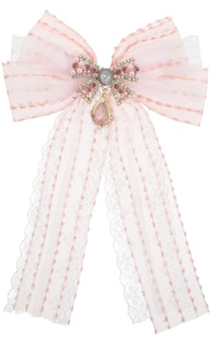 Gatuida Broche de Lazo de Encaje Alfiler de Lazo para Ropa Accesorios para Mujeres para Camisas Cuello Trajes y Ocasiones Especiales