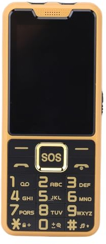Annadue Big Senior Mobile Telephone 2G, Teléfono Móvil Básico para Ancianos, Linterna, Anuncio de Voz, Volumen Fuerte, 2G Dual SIM, Batería de 2500 MAh, Fácil de Usar (1)