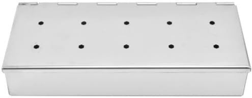 Scatola per Affumicatura in Acciaio Inox per Grill, Argento