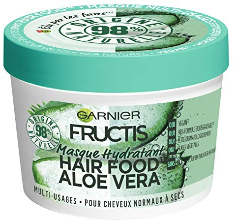 Garnier Fructis Hair Food Mehrzweck-Maske, Aloe, 390 ml, 3 Stück