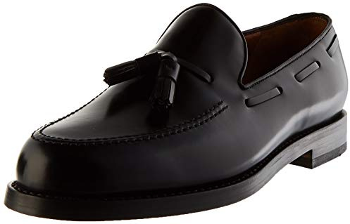 Lottusse L3087 Mocasin Borlas, Hombre, Negro, Jocker P. Negro, 41EU (7½ UK)