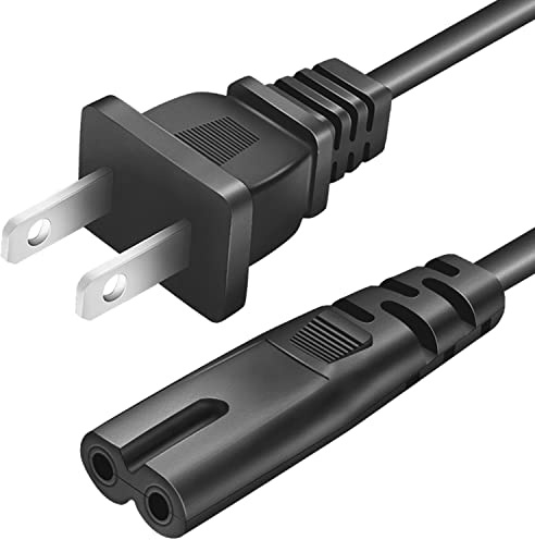6 FT AC Power Cord Universal 2 Prong Power Cable（See Details for More Compatible Device Models）