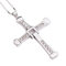 KEERSONG Fast and Furious Dominic Toretto Vin Diesel Gleiche Halskette 925 Sterling Silber Kreuz Halskette Geschenk for Männer Frauen Damen Mädchen Jungen(70CM(28INS),22G(FOR BOYS))