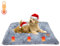 Little Bean Selbstheizende Decke Katze & Hunde,Haustiere Wärmematte Winter ohne Kabel Nicht-elektrische Erwärmung Haustier Matte für Outdoor und Indoor Große Kätzchen Kleine Welpen rutschfest (S)