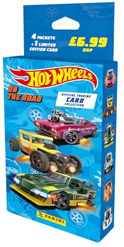 Panini Hot Wheels Trading Cards Blister 3 tasche + 1 carta edizione limitata, 005146KBF3