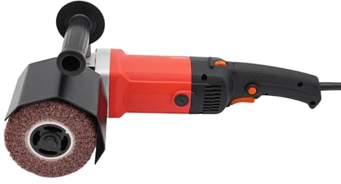 Machine à tirer les fils 2200 W - Machine à satiner - Brosseuse électrique - 2 roues avec vitesse réglable - Pour polir l'acier inoxydable