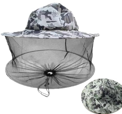 Cappello da apicoltore, protezione per api e zanzare, cappello con rete di protezione solare, per donne, adolescenti, giovani
