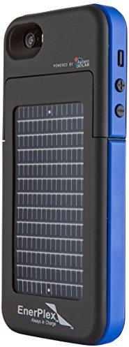 GoEnerplex Handyhülle kompatibel mit iPhone 5, Energy Pack Surfr Akku-/Solarhülle blau, SFI-2000-BL