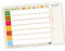 itenga Essensplaner DIN A4 abwischbar magnetisch Wochenplaner Menüplaner Food Planner Meal Planne